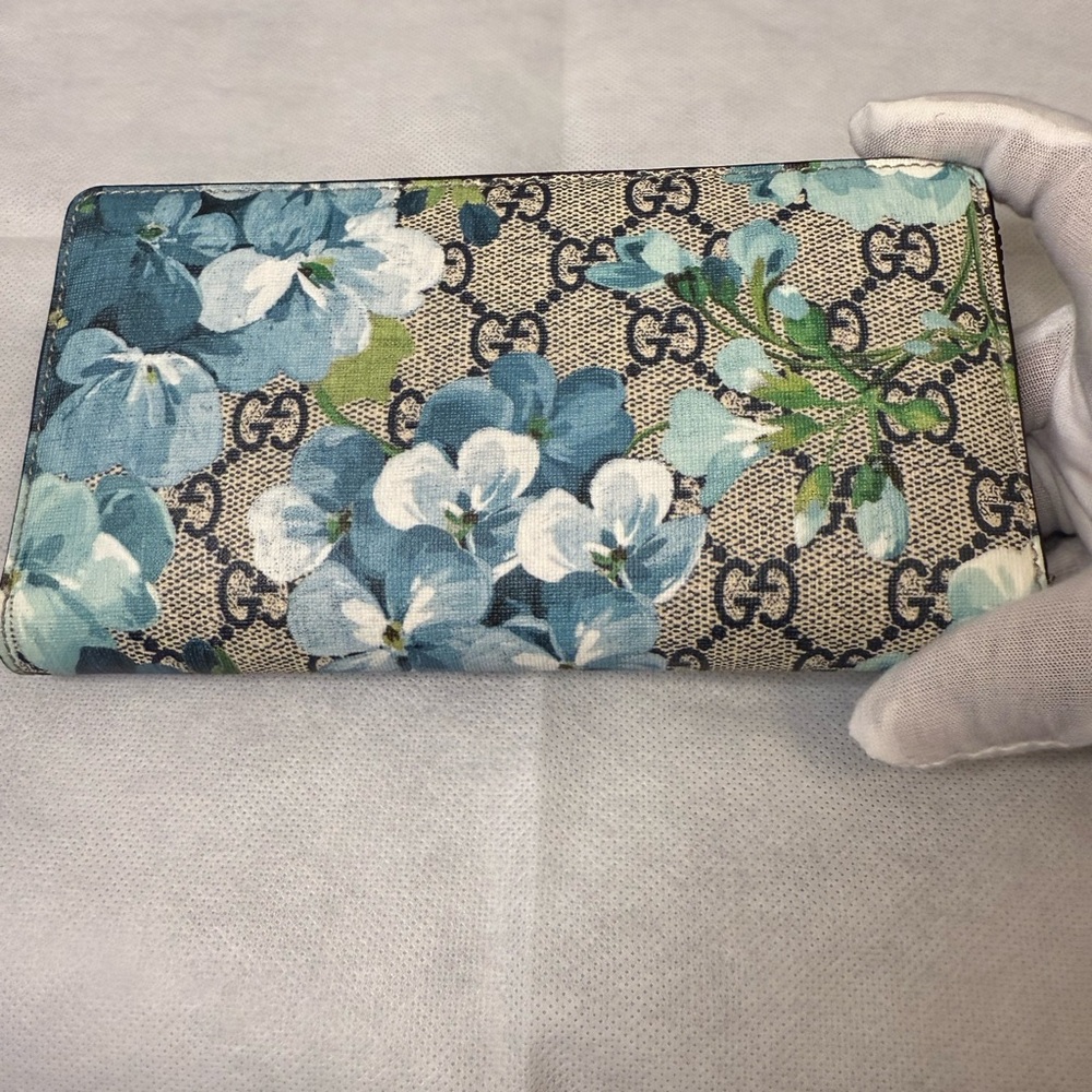 Women’s Gucci GG Blooms Zip-Around Wallet
